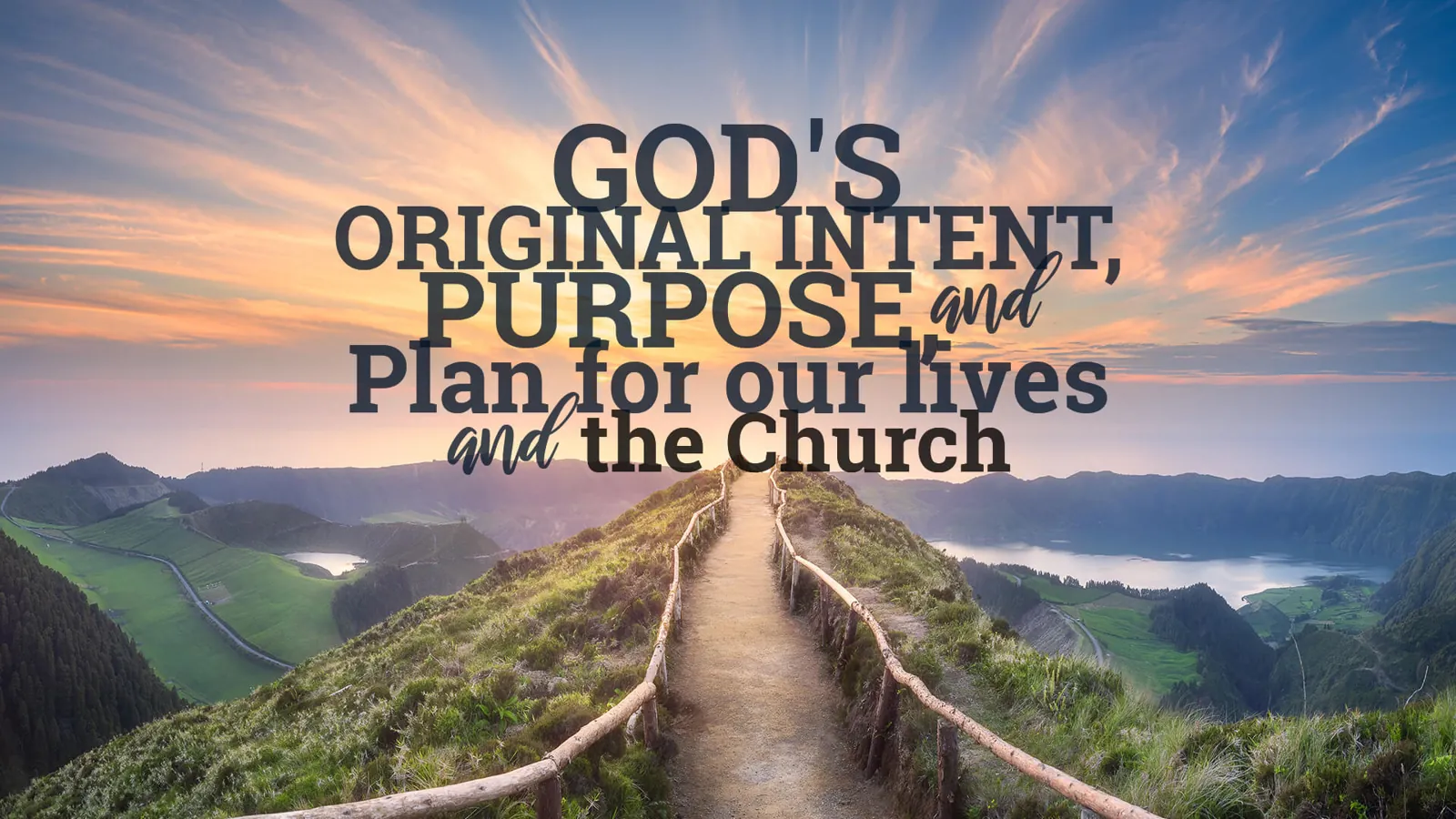 God’s Original Intent, Purpose, and Plan for Our Lives and The Church Pastor James Greer Church in Pineville, LA