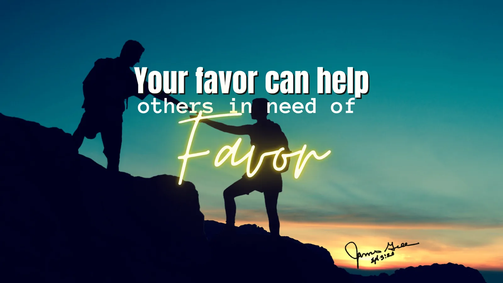 Your Favor Can Help Others in Need of Favor Pastor James Greer Church in Pineville, LA